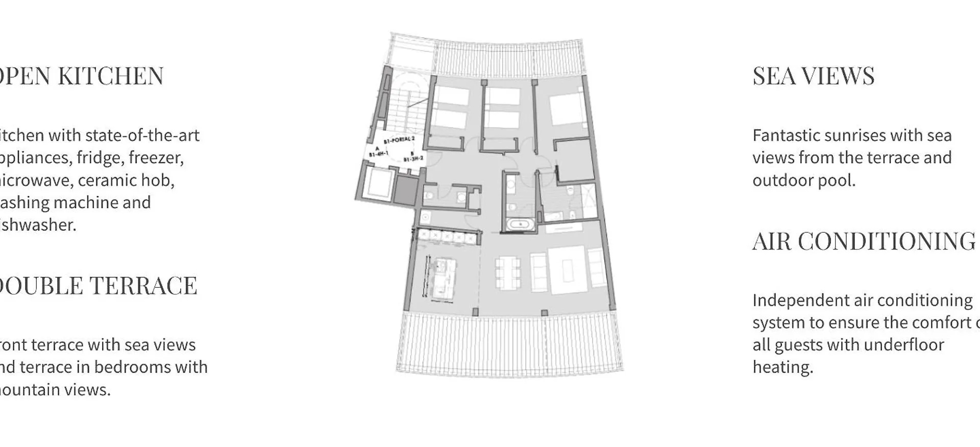 Apartmán Edge Luxury Beachfront 3Br, 3 Pools, Spa, Gym Estepona